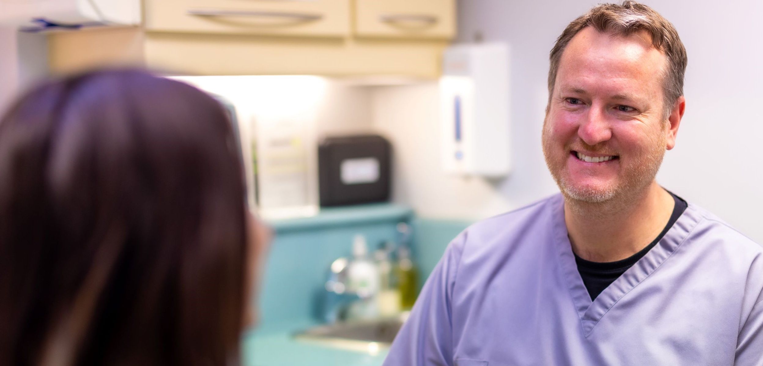 Welcoming new patients.